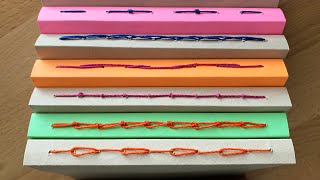 Learn 8 Beginner Bookbinding Stitches! | Sea Lemon