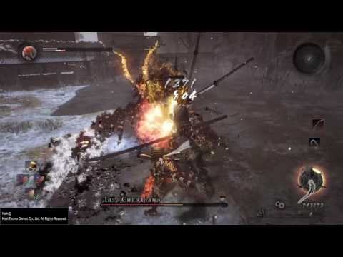 Nioh Первое прохождение. DLC Дракон севера. Босс 1. Датэ Сигэдзанэ