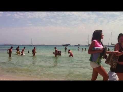 Salinas Beach Ibiza Eivissa - Island in Spain - Crystal Clear Water....