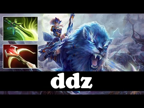 ddz HIGHEST MMR IN SEA - MIRANA WITH BUTTERFLY AND DAEDALUS - Dota 2