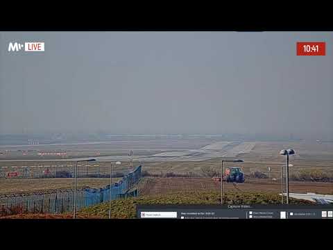 Dnešní jarní sazba u letiště Praha - Ruzyně  středa 18. března 2020