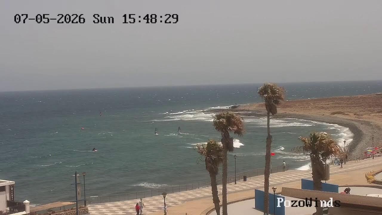 Live webcam view of Pozo Izquierdo Beach Live Cam
