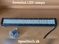LED pracovné svetlo - rampa 42 x 3W LED / 10-30V / 11340lm / ECE R10 (506x80x65mm) - Video Youtube