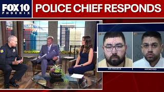 Phoenix police chief addresses arrest, termination of two former officers | FOX 10 Phoenix