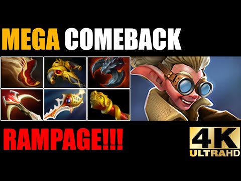 Amazing Divine Rapier Snapfire Carry Rampage!!! Epic Mega Creeps Comeback Dota 2 Pro Gameplay