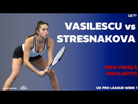 Vasilescu comes a set down to book her spot in the week 1 final | UKPL WK1 | Semi-final