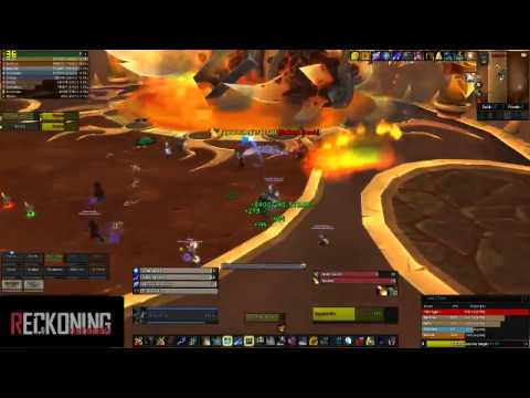 (Firelands PTR) Reckoning vs Ragnaros 10 Man