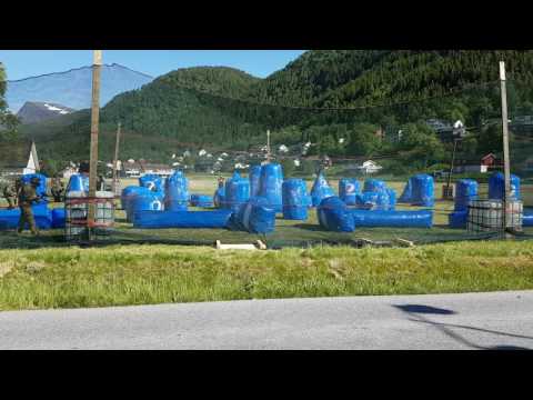 Sykkylven Day's  (June 12-2016) Paintball ( Girls vs Boys )