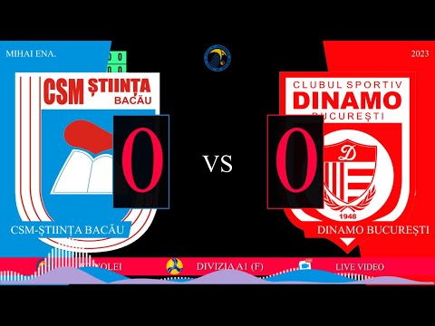 LIVE : Divizia A1 la volei (f): CSM-Știința Bacău - Dinamo București / 11.03.2023, Ora 17:00
