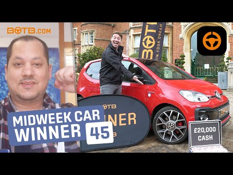 BOTB Midweek Car Competition Winner! Ian Rengasamy – Volkswagen Up! GTi + £20k – Week 11 2021