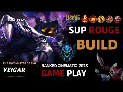 ROGUE VEIGAR SUPPORT CARRY! 🔥 Unstoppable Gameplay Dominates Ranked | Wild Rift 2025