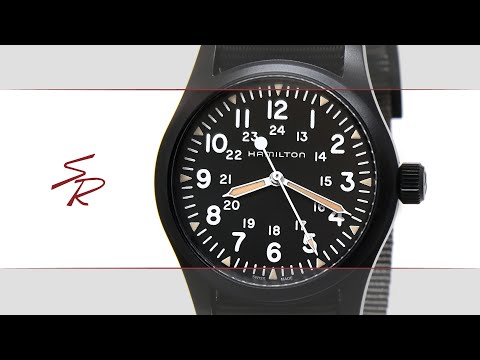 Hamilton Khaki Field Mechanical 38mm PVD Black H69409930