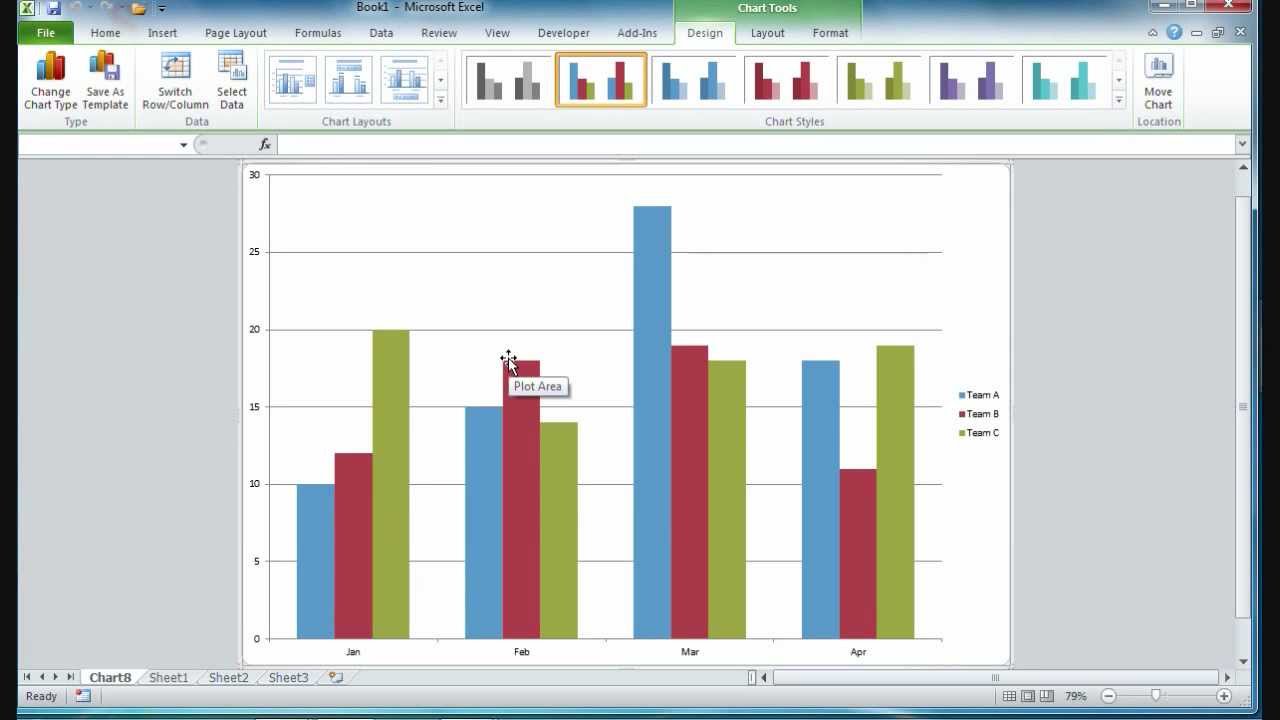 Creating an Excel chart the easy way