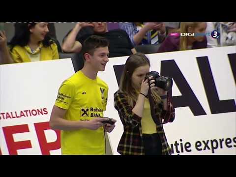 Robotul ”Costică” a debutat la BC CSU Sibiu