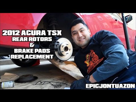 Rear Rotor Change | 2012 Acura TSX