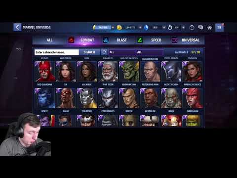 Marvel Future Fight My Uniform Skip List early 2021