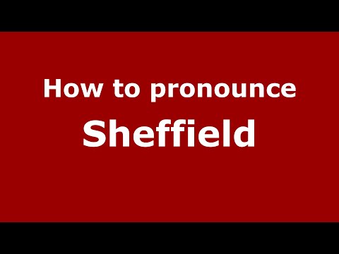How to pronounce Sheffield