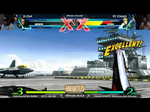 Bar Battles #2 - UMvC3 Winners - D-Cint VS FC ChrisG