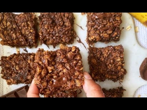 Healthy oatmeal breakfast bars | Healthy flapjacks