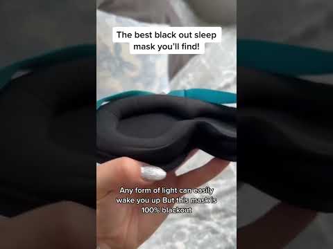 Премиум маска для сна SILENZZZ® 3D, черная, для женщин и мужчин, удобная, мягкая - фото 1 - id-p2764392667