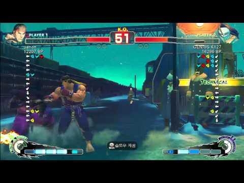 SSF4 Rank Match  uenon (RY)  vs  GENIUS K127 (CW)