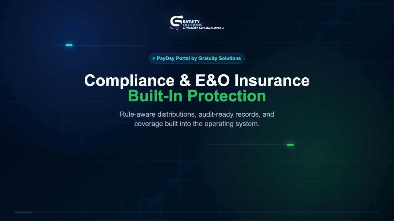 Compliance & E&O Insurance: Built-In Protection — Gratuity Solutions