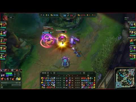 League of Legends: Caitlyn vs Shen and Leona