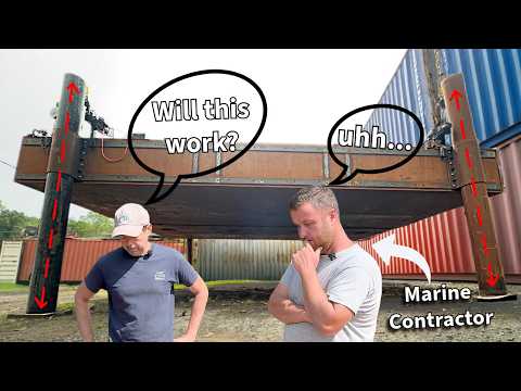Is Our Self-Lifting Dock Dead In The Water? Marine Contractor Inspection - DARGE Pt. 4