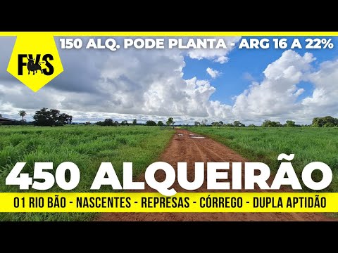 DE 120 POR R$ 100 MIL ALQ - FAZENDA QUE PODE PLANTA 150 ALQ, TEM RIO BÃO EM GOIÁS #fazendaavenda