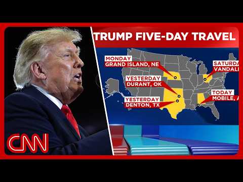 Trump campaigning in states GOP usually wins as midterms race tightens