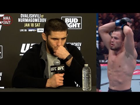 Islam Makhachev reacts to Umar Nurmagomedov loss at UFC 311
