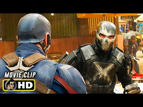 CAPTAIN  AMERICA: CIVIL WAR (2016) Cap Vs. Crossbones Fight [HD] Marvel
