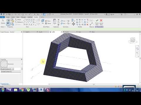 CCTV Headquarters concept modeling in Revit architecture