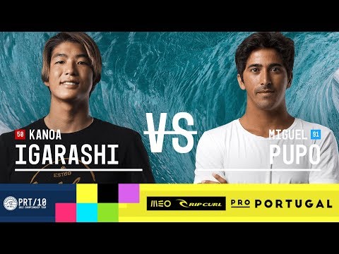 Kanoa Igarashi vs. Miguel Pupo - Quarterfinals, Heat 3 - MEO Rip Curl Pro Portugal 2017