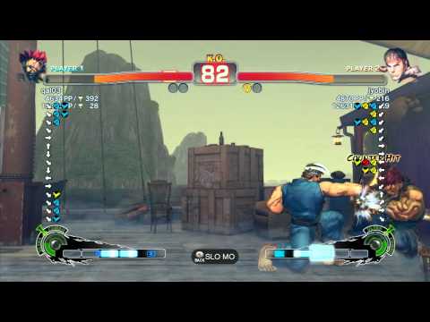 SSF4 AE 2012: qal03 (Akuma) vs jyobin (Ryu) - Xbox Live Ranked Match