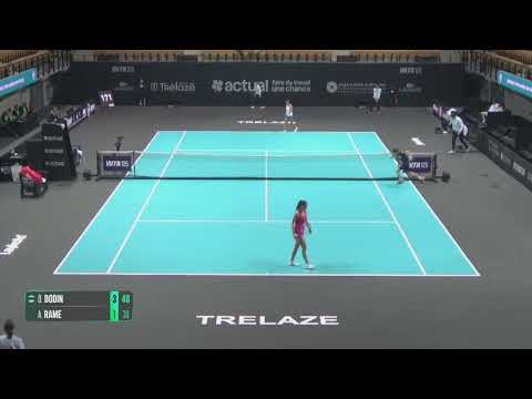 Oceane Dodin (FRA) vs Alice Rame (FRA) // 6-3 6-4 // W125 Angers // 1st Round