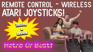 Remote Control Wireless Joysticks For The Atari 2600! | Retro Or Bust - Retro Bytes