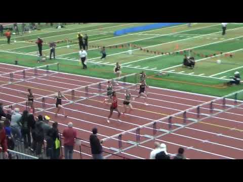 Spire Preview Meet 1 27 2024   Girls 60m Hurdle Prelims Heat 1