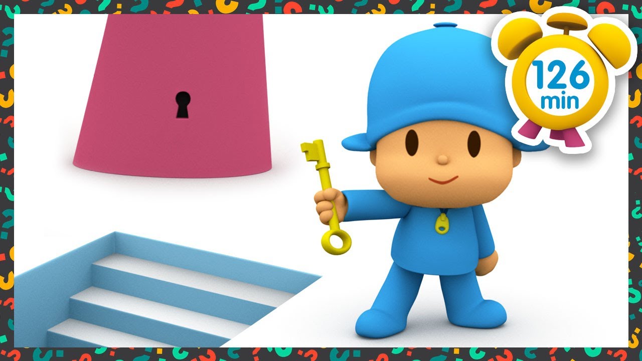 🗝 POCOYO in ENGLISH - The Master Key [ 126 minutes ] | Full Episodes | VIDEOS and CARTOONS for KIDS