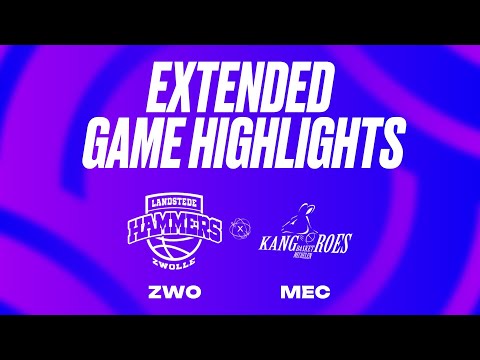 Landstede Hammers vs. Kangoeroes Basket Mechelen Extended Game Highlights