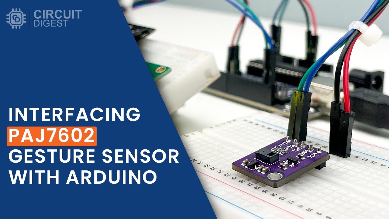 How to use PAJ7620 Gesture Sensor Module with Arduino