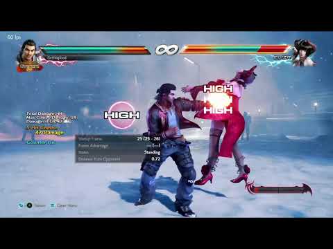 Tekken 7 Lei season 4 bnb vs Max Damage Comparison (Damage Display in CC)