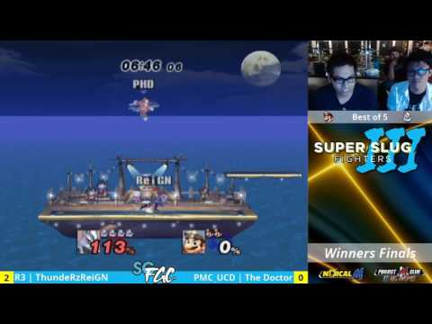 “Super Slug Fighters III” – ThundeRzReiGN (CF/Wolf/DK) v. The Doctor (Mario) – Winners Finals