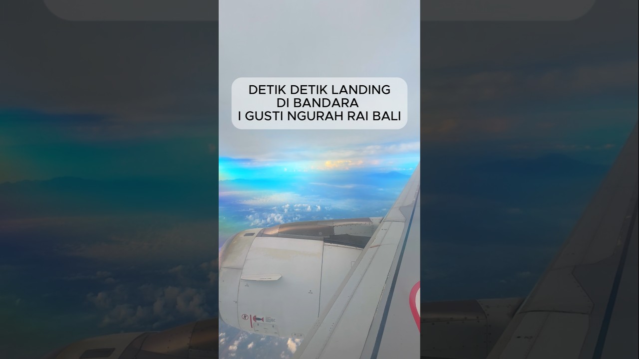 First Time Landing in Bali! ✈️🏝️ | Bandara Ngurah Rai #Shorts #Bali
