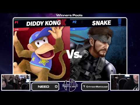 NEED  (Diddy Kong) vs. CrimsonBattousai (Snake) - Orbitar 85 - Pools