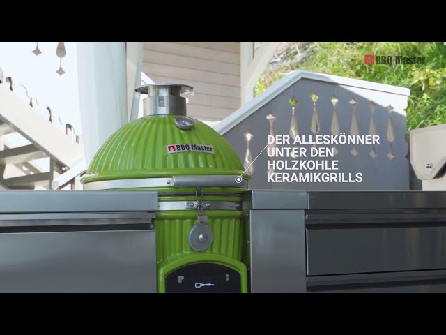 Video teaser per BBQ Master Kamado XL Pro Lime Green - DE