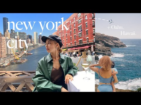 new york city + hawaii vlog || spend the week with me ~🗽🇺🇸✨