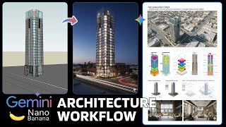 Free AI tool Gemini (Nano Banana) for Architecture Conceptual Design — Full Workflow Tutorial