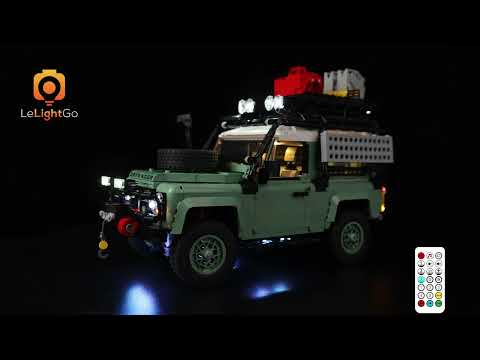 Remote Control Light Kit For LEGO Icons 10317 Land Rover Classic Defender 90 - Land Rover Defender