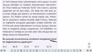 Eğitim Vadisi TYT Türkçe 5.Föy Cümlede Anlam İlişkileri 2 Konu Anlatım Videoları